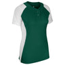 Champro Infinite 2-Button SS Jersey | Champro BS80 Champro FORESTGREENWHITE S