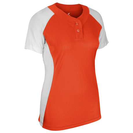 Champro Infinite 2-Button SS Jersey | Champro BS80 Champro ORANGEWHITE S