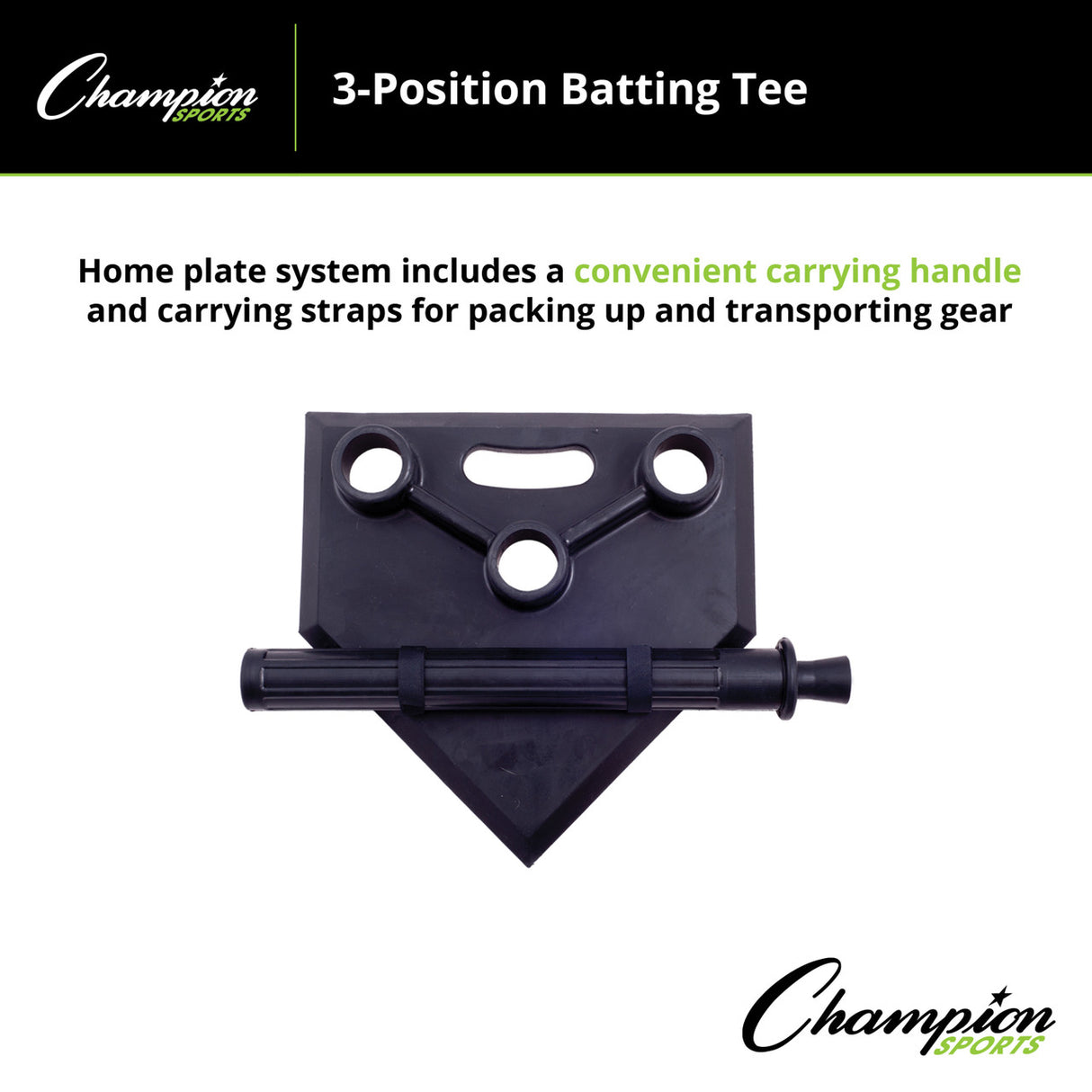 Champion Sports 3-POSITIONS BATTING TEE