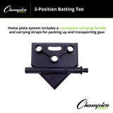 Champion Sports 3-POSITIONS BATTING TEE