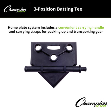 Champion Sports 3-POSITIONS BATTING TEE