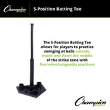 Champion Sports 5-POSITIONS BATTING TEE