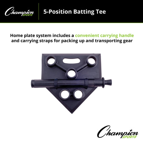 Champion Sports 5-POSITIONS BATTING TEE