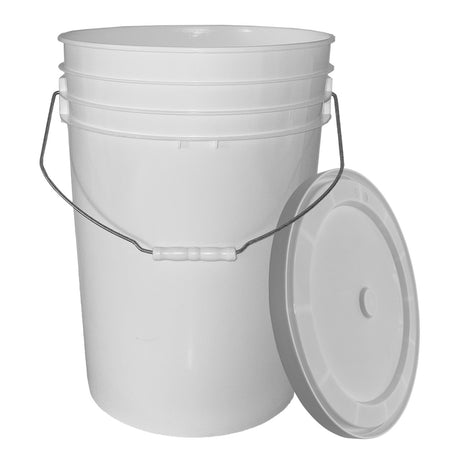 6 GALLON BALL BUCKET WHITE