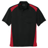 Men's Select Snag-Proof Two Way Colorblock Pocket Polo Polos/Knits Joe's USA Black/Red X-Small