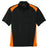 Men's Select Snag-Proof Two Way Colorblock Pocket Polo Polos/Knits Joe's USA Black/Shock Orange X-Small