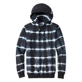 Joe's USA Allover Stripe Tie-Dye Hooded Sweatshirt Joe's USA Black/White Small