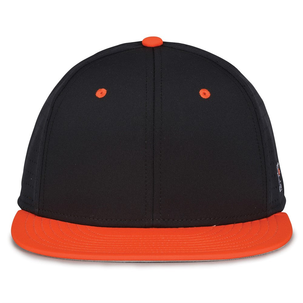 The Game GB998 Perforated GameChanger Baseball Hat | Wholesale Pro Shape Flat Bill Caps