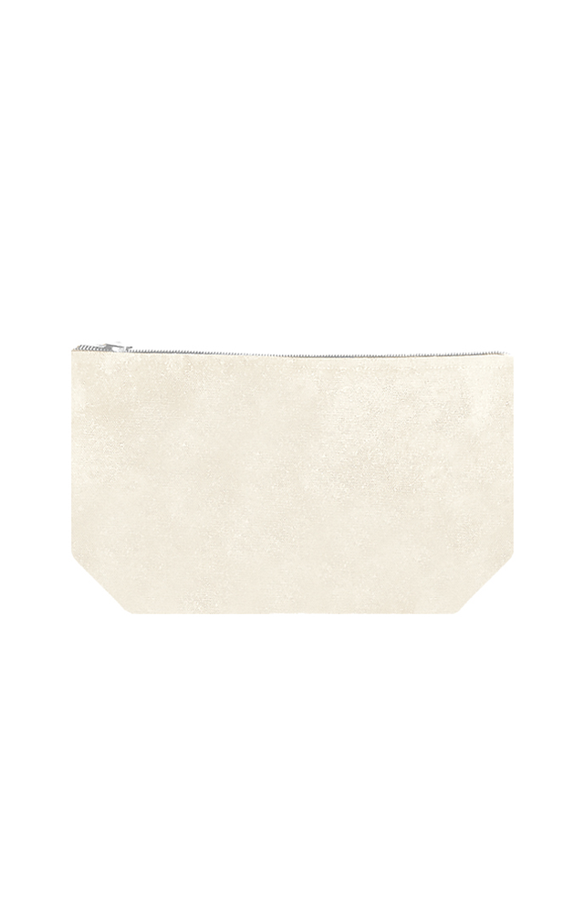Royal Apparel C1032ORG Organic Canvas Accessory Pouch - Natural