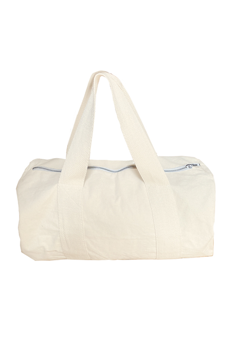 Royal Apparel C1047ORG Organic Canvas Small Duffle Bag - Natural
