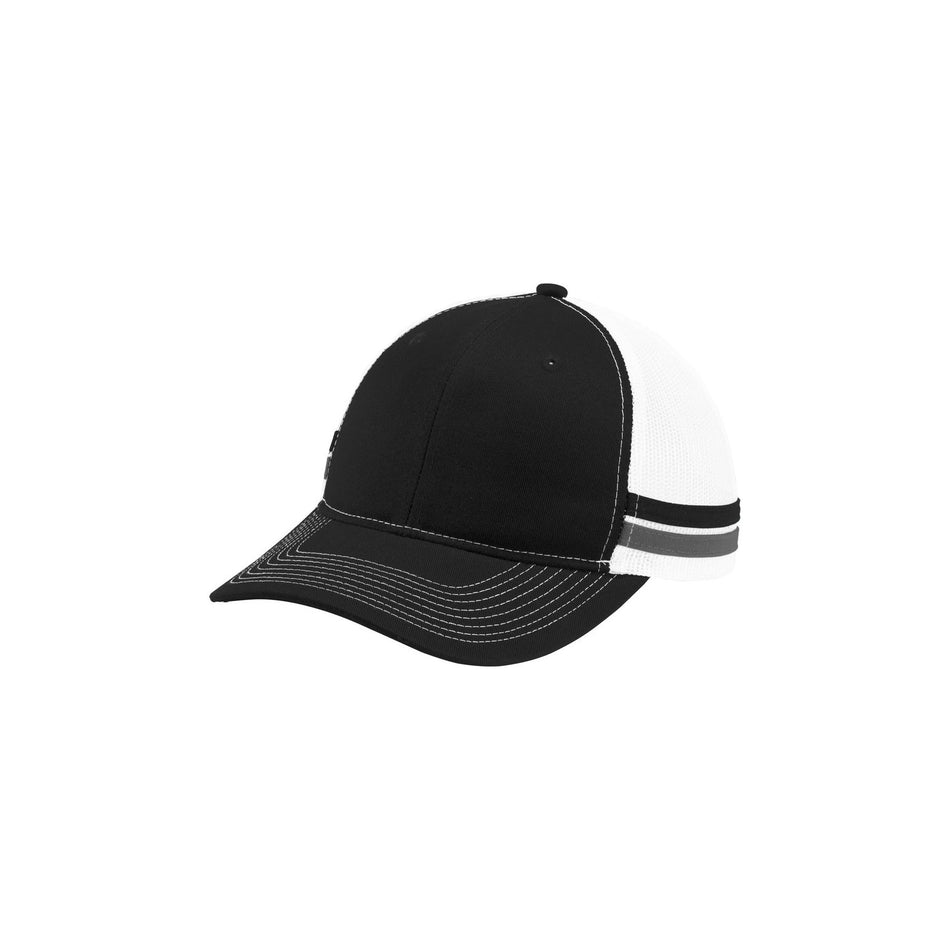 Port Authority  ®  Two-Stripe Snapback Trucker Cap. C113 - Port Authority C113