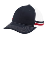 Port Authority  ®  Two-Stripe Snapback Trucker Cap. C113 - Port Authority C113
