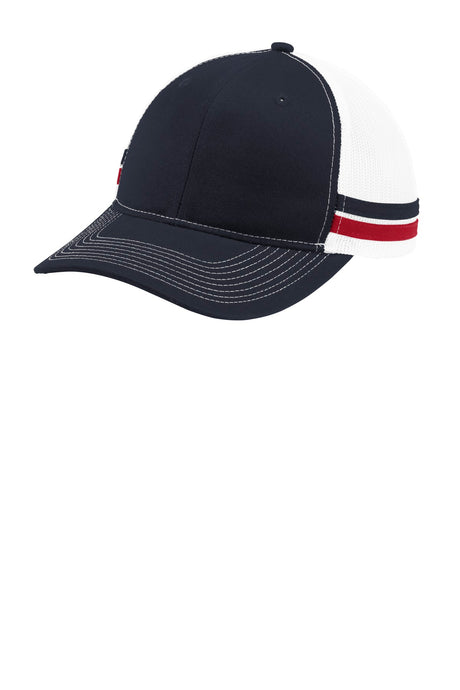Port Authority  ®  Two-Stripe Snapback Trucker Cap. C113 - Port Authority C113