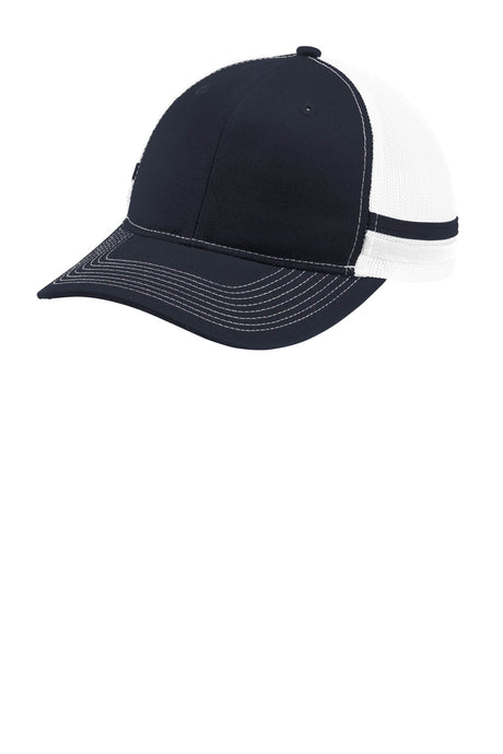 Port Authority  ®  Two-Stripe Snapback Trucker Cap. C113 - Port Authority C113