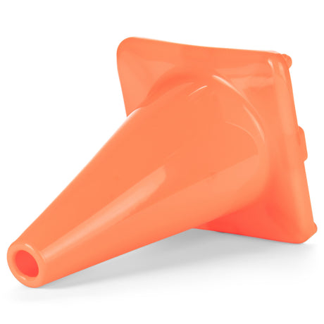 12"H HIGH-VISIBILITY FLEXIBLE VINYL CONE BLUE