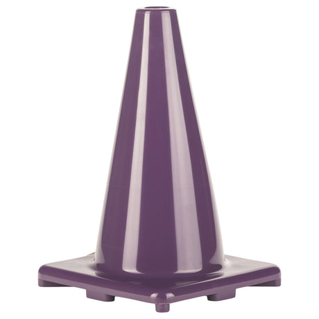 12"H HIGH-VISIBILITY FLEXIBLE VINYL CONE BLUE