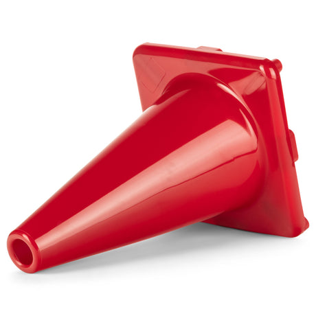 12"H HIGH-VISIBILITY FLEXIBLE VINYL CONE BLUE