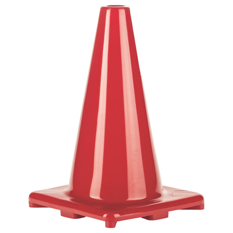 12"H HIGH-VISIBILITY FLEXIBLE VINYL CONE BLUE