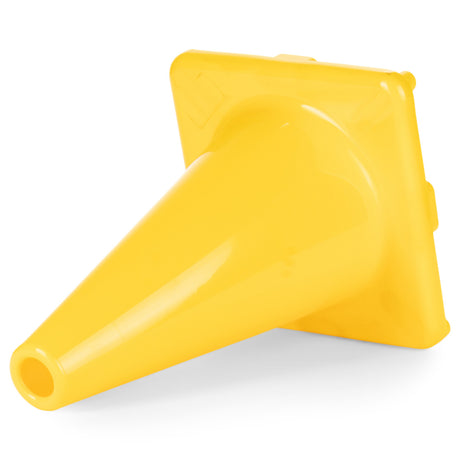 12"H HIGH-VISIBILITY FLEXIBLE VINYL CONE BLUE