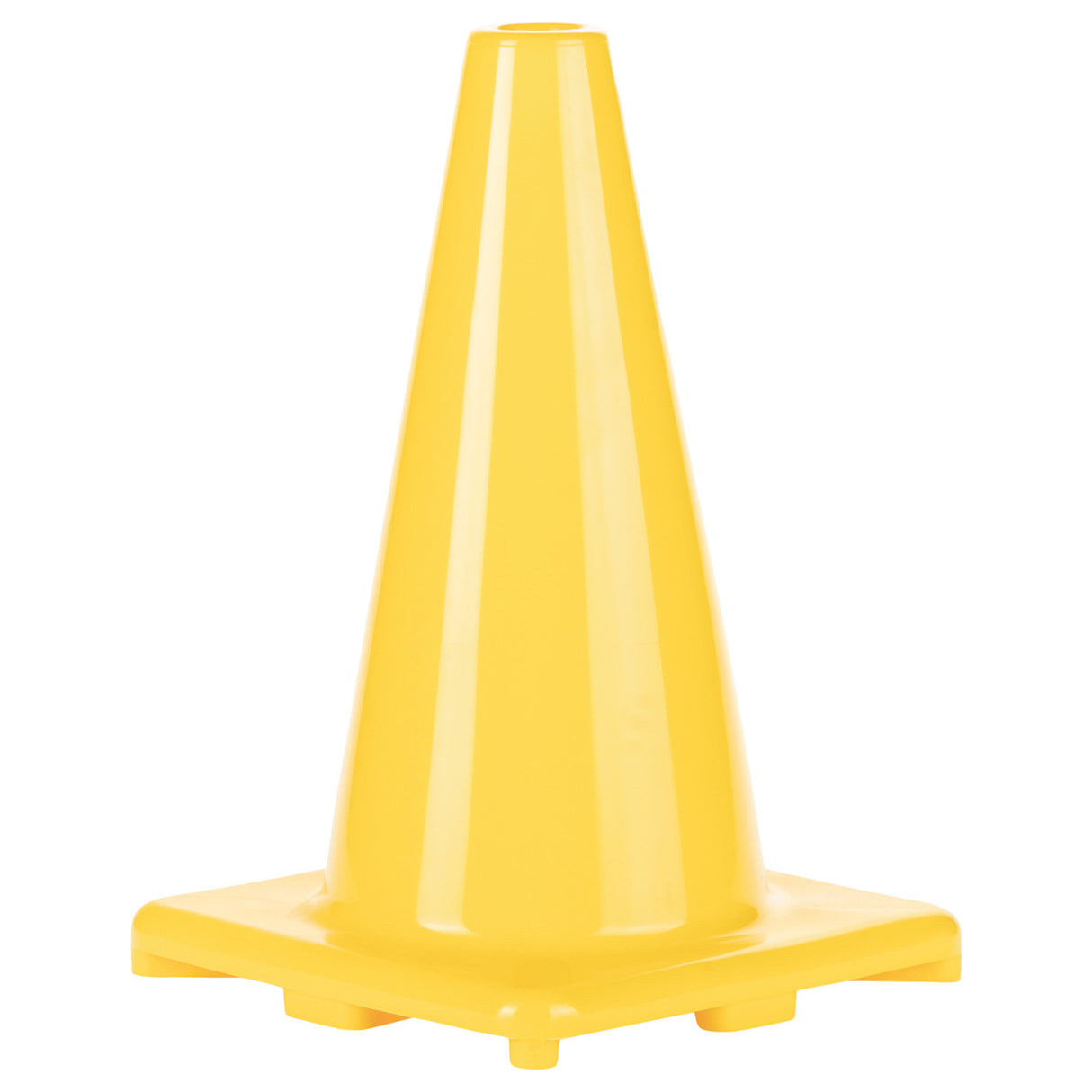 12"H HIGH-VISIBILITY FLEXIBLE VINYL CONE BLUE