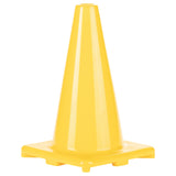 12"H HIGH-VISIBILITY FLEXIBLE VINYL CONE BLUE