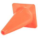 18"H HIGH-VISIBILITY FLEXIBLE VINYL CONE BLUE