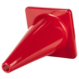 18"H HIGH-VISIBILITY FLEXIBLE VINYL CONE BLUE