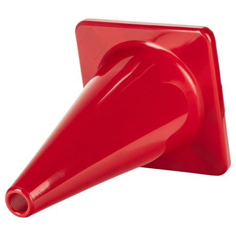 18"H HIGH-VISIBILITY FLEXIBLE VINYL CONE BLUE