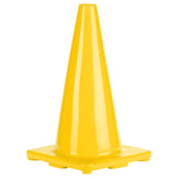 18"H HIGH-VISIBILITY FLEXIBLE VINYL CONE BLUE