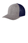 Port Authority C302 Flexfit Melange Mesh Back Trucker Cap