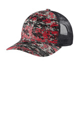 Port Authority  ®  Digi Camo Snapback Trucker Cap C404 - Port Authority C404