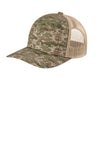 Port Authority C404 Digi Camo Snapback Trucker Cap Wholesale Blank