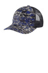 Port Authority C404 Digi Camo Snapback Trucker Cap Wholesale Blank