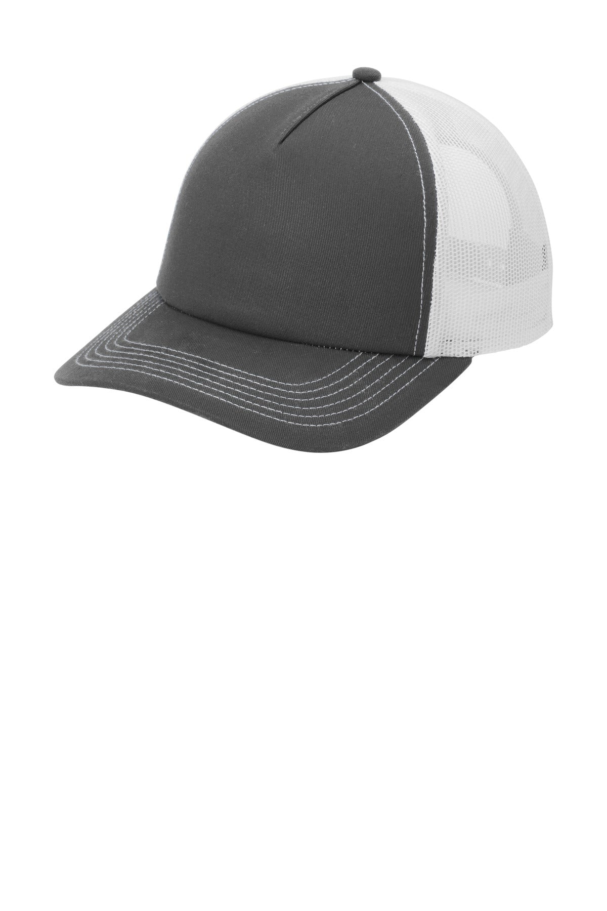 Port Authority C405LP Low-Profile Snapback 5-Panel Trucker Cap