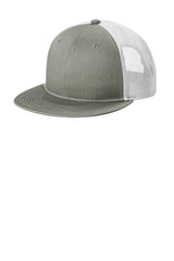 Port Authority C407 Snapback Flat Bill Trucker Cap Wholesale Blank