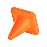 4"H HIGH-VISIBILITY FLEXIBLE VINYL CONE ORANGE