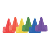 4"H HIGH-VISIBILITY FLEXIBLE VINYL CONE ORANGE
