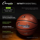 Champion Sports COMPOSITE GAME BALL 28.5" SIZE 6