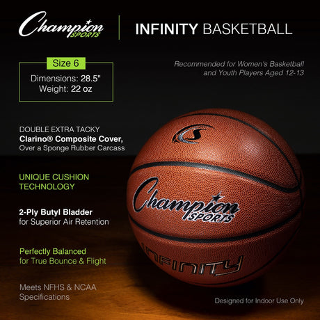 Champion Sports COMPOSITE GAME BALL 28.5" SIZE 6