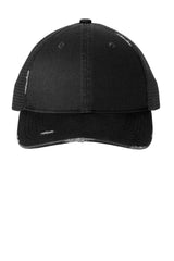 Port Authority C600 Distressed Mesh Back Cap Wholesale Blank