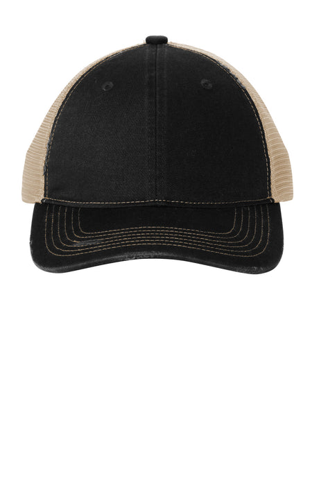 Port Authority C600 Distressed Mesh Back Cap Wholesale Blank