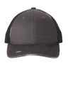 Port Authority C600 Distressed Mesh Back Cap | Wholesale Blank