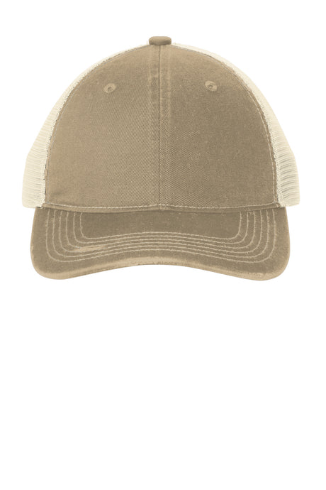 Port Authority C600 Distressed Mesh Back Cap Wholesale Blank