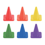 6"H HIGH-VISIBILITY FLEXIBLE VINYL CONE ORANGE