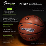 Champion Sports COMPOSITE GAME BALL 28.5" SIZE 6