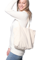 Royal Apparel C710ORG Organic Canvas Small Tote - Natural