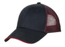 Port Authority C818 Double Mesh Snapback Sandwich Bill Cap Wholesale