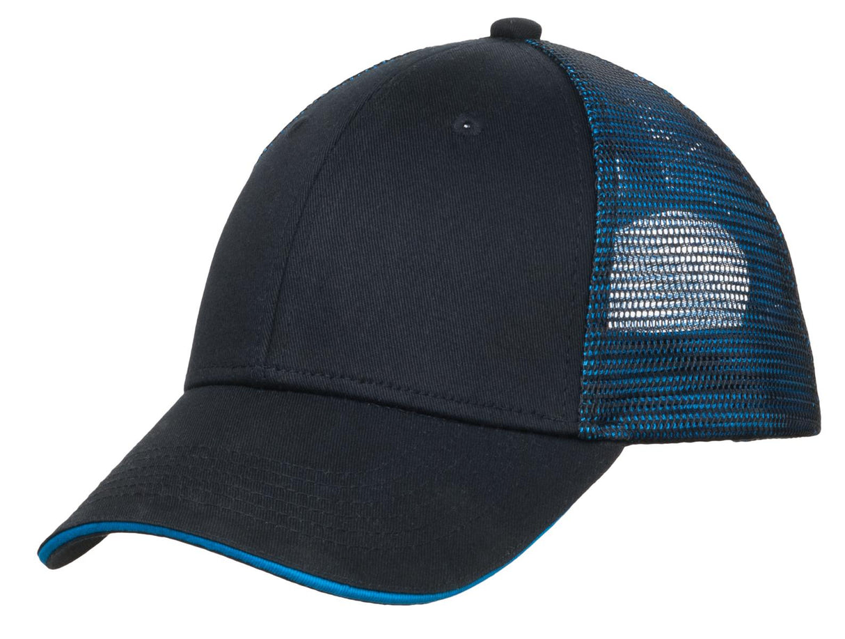Port Authority C818 Double Mesh Snapback Sandwich Bill Cap Wholesale