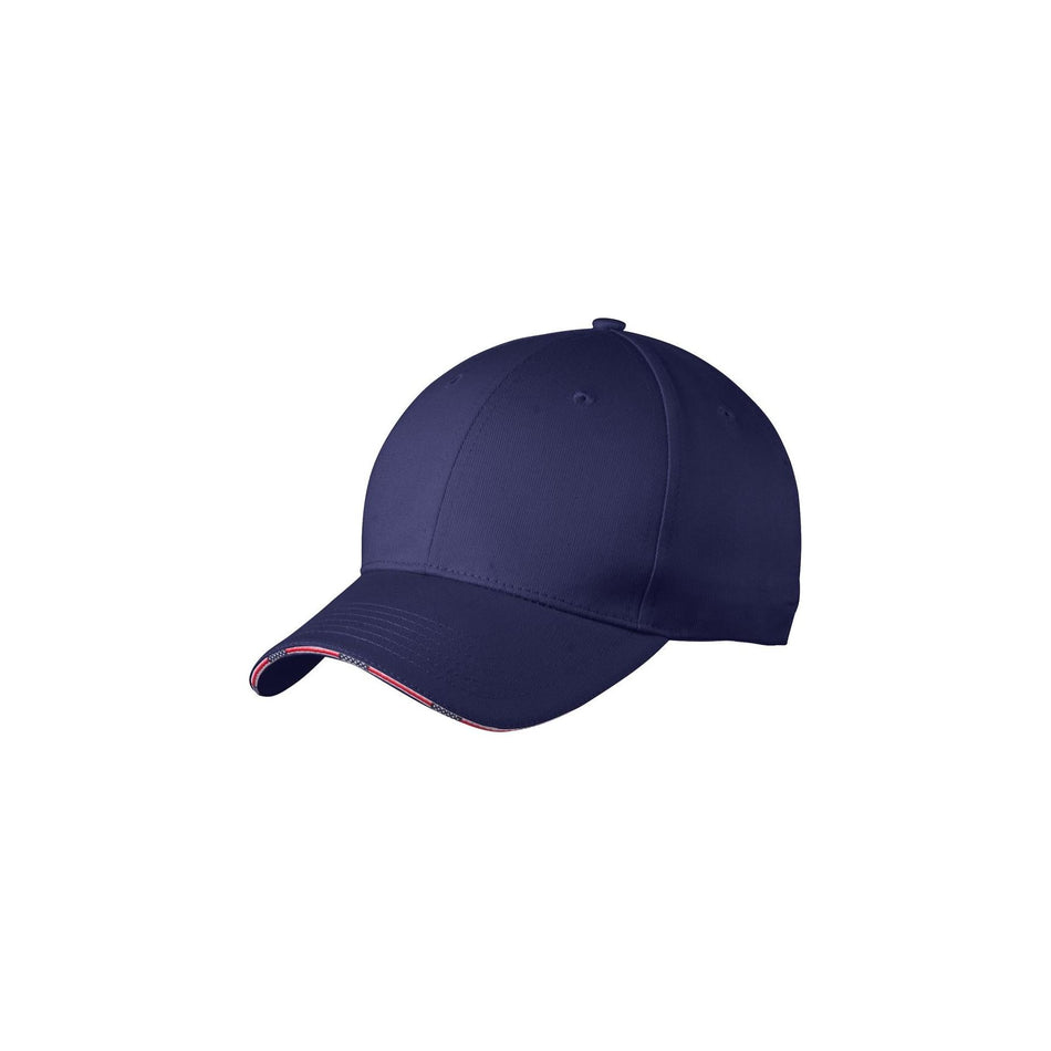 Port Authority ® Americana Flag Sandwich Cap. C829 - Port Authority C829 Caps Port Authority Blue Crush OSFA