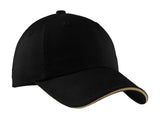 Port Authority ®  Sandwich Bill Cap with Striped Closure.  C830 - Port Authority C830